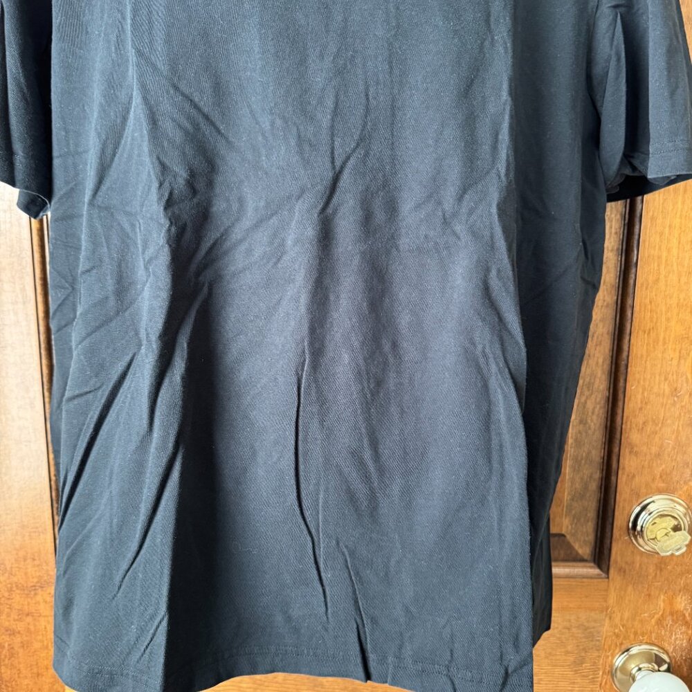 #22 Lacoste Black Crewneck Short Sleeve Tee Size 8 (3XL) - Picture 7 of 11